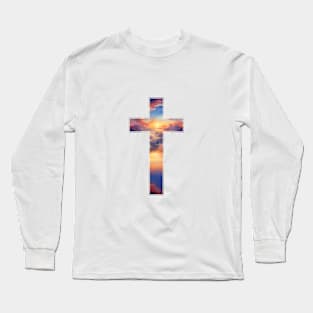 Peaceful Cross Long Sleeve T-Shirt